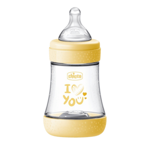 Chicco Fľaša dojčenská Perfect5 silikón, žltá 150 ml