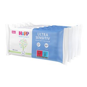HiPP BabySanft Ultra Sensitiv Vlhčené obrúsky 5 x 48 ks