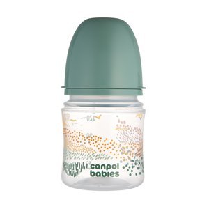 Canpol babies Antikoliková fľaša EasyStart MOUNTAIS zelená 120 ml