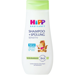 HiPP Babysanft Detský šampón s kondicionérom 200 ml