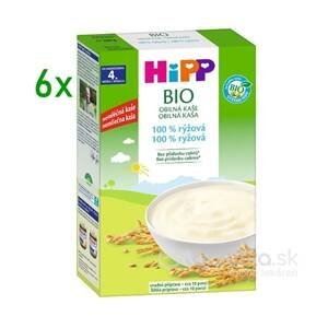HiPP BIO Obilná KAŠA 100% ryžová nemliečna 4m+, 4x200g