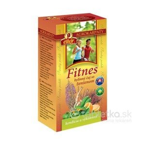 Agrokarpaty Fitnes čaj so ženšenom čistý prírodný produkt, 20x2 g (40 g)