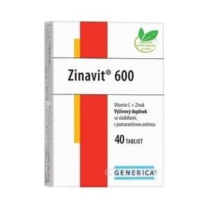 GENERICA Zinavit 600 s pomarančovou arómou 40 tbl