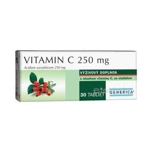 GENERICA Vitamin C 250 mg + Zinok, eff 20 tbl