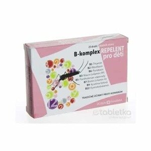 B - komplex REPELENT pre deti - RosenPharma 25tbl