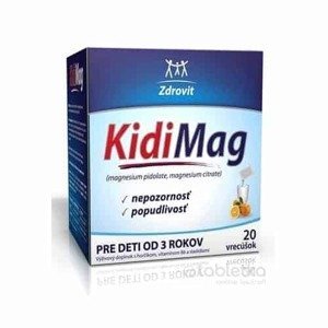 Zdrovit KidiMag vrecúška 1x20 ks