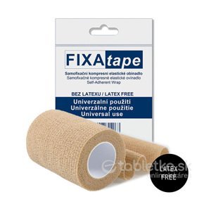 FIXAtape samofixačné elastické ovínadlo STRETCH kompresné, bez latexu 7,5cm x 450cm, 1x1 ks