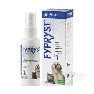 Fypryst sprej (2,5 mg/ml) roztok pre mačky a psy 100ml