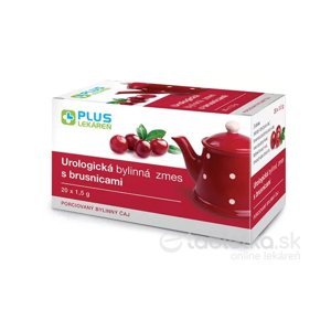 PLUS LEKÁREŇ Urologická bylinná zmes s brusnicami 20x1,5g
