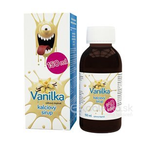 Kalciový sirup Vanilka, VULM 1x150 ml