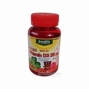 JutaVit Gumkáči Vitamín D3 20 µg Kids - 60ks