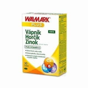 WALMARK Vápnik Horčík Zinok FORTE 30 tbl