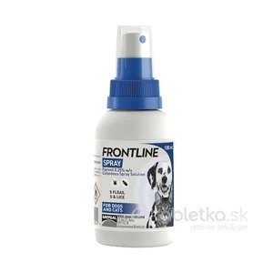 Frontline Spray 2,5 mg/ml kožný sprej, roztok pre mačky a psov 100ml