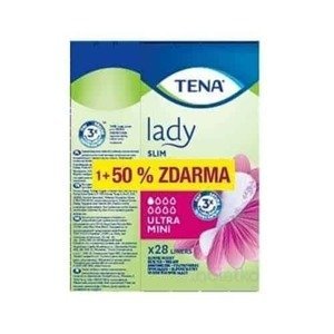 TENA Lady SLIM ULTRA MINI absorpčné vložky 28 ks + (50% zadarmo 14 ks) - 42 ks