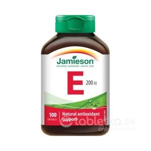 Jamieson Vitamín E 200IU 100 tbl