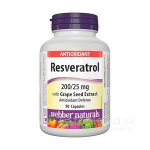 Webber Naturals Resveratrol 90 kapsúl