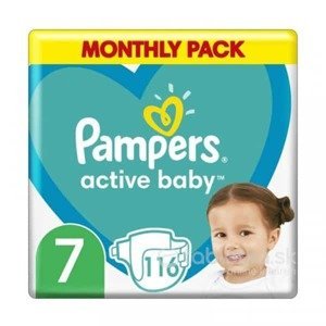 Pampers Active Baby 7 (15kg+) 116ks