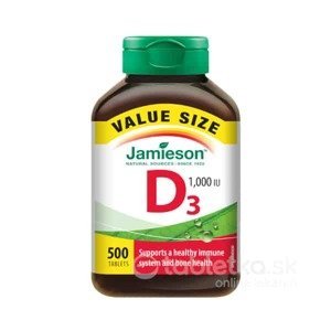 Jamieson Vitamín D3 1000IU 500 tbl
