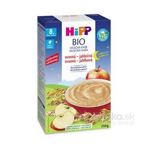 HiPP BIO mliečna kaša dobrú noc ovseno-jablková 8+ 250g