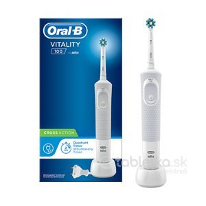 Oral-B elektrická zubná kefka Vitality 100 CrossAction White