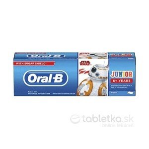 Oral-B Junior Mild Mint Star Wars detská zubná pasta od 6 rokov 75ml