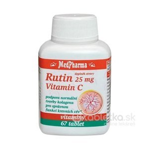 MedPharma Rutín 25mg + Vitamín C 100mg 67tbl