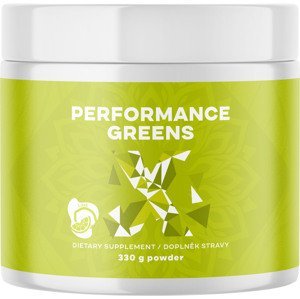 BrainMax Performance Greens, 10 g, 1 dávka 12 zelených super látok pre alkalizáciu a detoxikáciu organizmu