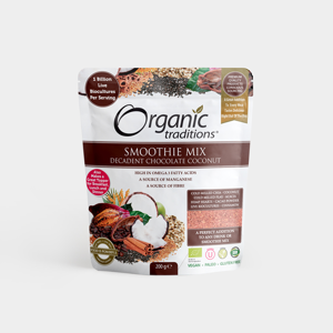 Organic Traditions - Smoothie Mix - Decadent Chocolate Coconut - Bio, 200g