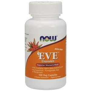 NOW® Foods NOW Multi Vitamins Eve, Multivitamín pre Ženy, 120 rastlinných kapsúl