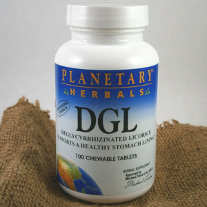 Planetary Herbals DGL (deglycyrrhizinovaná lékořice), 100 žvýkacích tablet