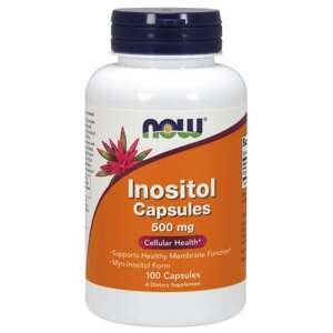 NOW® Foods NOW Inositol (myo-inositol), 500 mg, 100 kapsúl