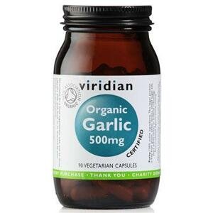 Viridian Garlic 500 mg 90 kapsúl Organic *CZ-BIO-001 certifikát