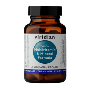 Viridian High Five Multivitamin & Mineral Formula Počet kapsúl: 30