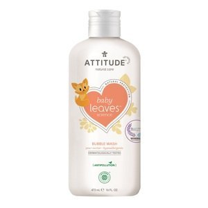 Attitude - Detská pena do kúpeľa - Baby leaves s vôňou hruškovej šťavy, 473ml