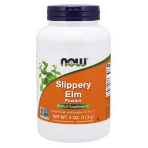 NOW® Foods NOW Slippery Elm (Brest červený), čistý prášok, 113 g