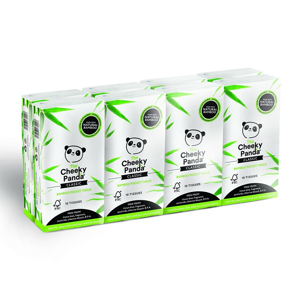 Cheeky Panda vreckové obrúsky 3-vrstvové, 8 balení