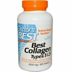 Doctor's Best Doctor’s Best Collagen, typ I & III, 1000 mg x 180 tabliet