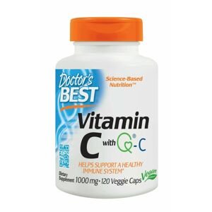 Doctor's Best Doctor’s Best Vitamin C s Quali-C, 1000 mg, 120 rastlinných kapsúl
