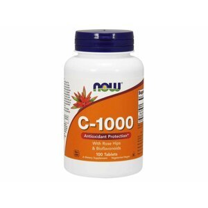 NOW® Foods NOW Vitamín C-1000 s bioflavonoidmi a šípkami, 100 tabliet