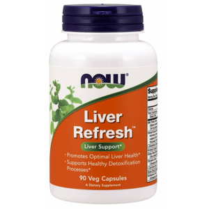 NOW® Foods NOW Liver Refresh (podpora jater), 90 rostlinných kapslí