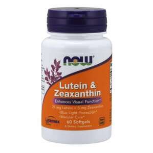 NOW® Foods NOW Lutein & Zeaxanthin (zdravie očí), 60 softgel kapsúl