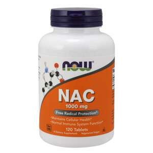 NOW® Foods NOW NAC (N-Acetyl-L-Cysteín) 1000 mg, 120 tabliet