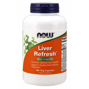 NOW® Foods NOW Liver Refresh (podpora pečene), 180 rastlinných kapsúl
