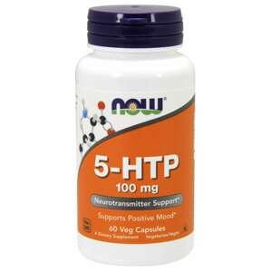 NOW® Foods NOW 5-HTP, 100 mg, 60 rastlinných kapsúl