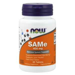 NOW® Foods NOW SAMe (S-adenosylmethionin), 400 mg, 30 tabliet