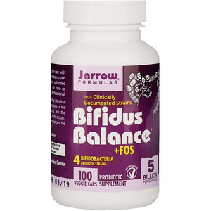 Jarrow Formulas Jarrow Bifidus Balance + FOS (probiotika+prebiotika), 100 kapslí