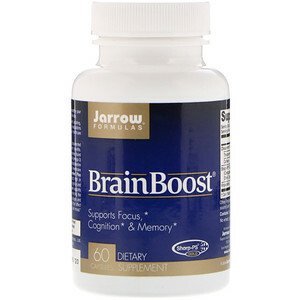 Jarrow Formulas Brain Boost (podpora mozku), 60 kapslí