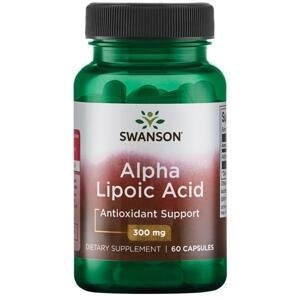 Swanson Alpha Lipoic Acid (kyselina alfa lipoová), 300 mg, 60 kapslúl