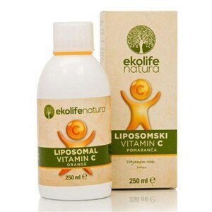 Ekolife Natura - Liposomal Vitamin C 500 mg pomaranč (lipozomálny vitamín C), 250 ml