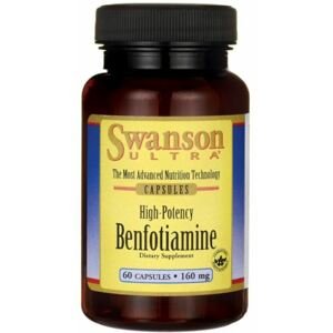 Swanson Benfotiamine (Benfotiamin), 160 mg, 60 kapsúl